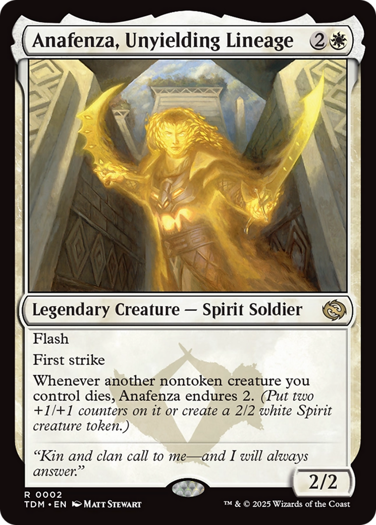 Anafenza, Unyielding Lineage [Tarkir: Dragonstorm] | Deep Dive Games St. Marys