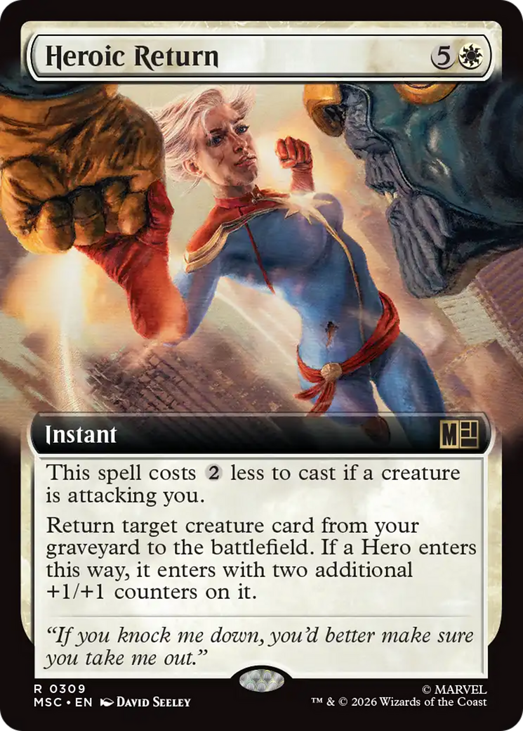 Heroic Return (Extended Art) [Marvel Super Heroes Commander] | Deep Dive Games St. Marys