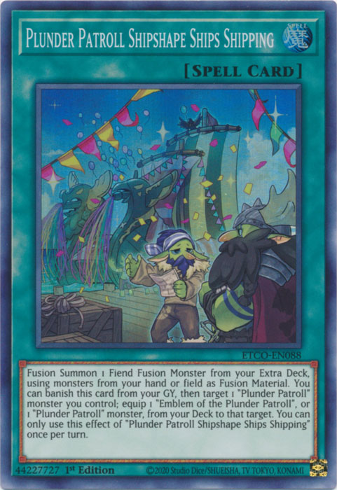 Plunder Patroll Shipshape Ships Shipping [ETCO-EN088] Super Rare | Deep Dive Games St. Marys
