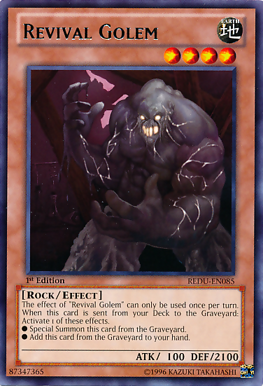 Revival Golem [REDU-EN085] Rare | Deep Dive Games St. Marys