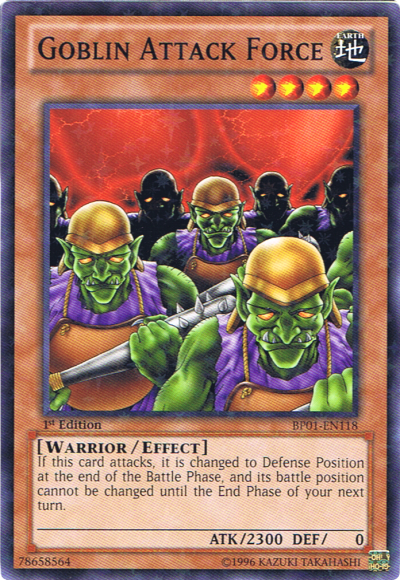 Goblin Attack Force [BP01-EN118] Starfoil Rare | Deep Dive Games St. Marys