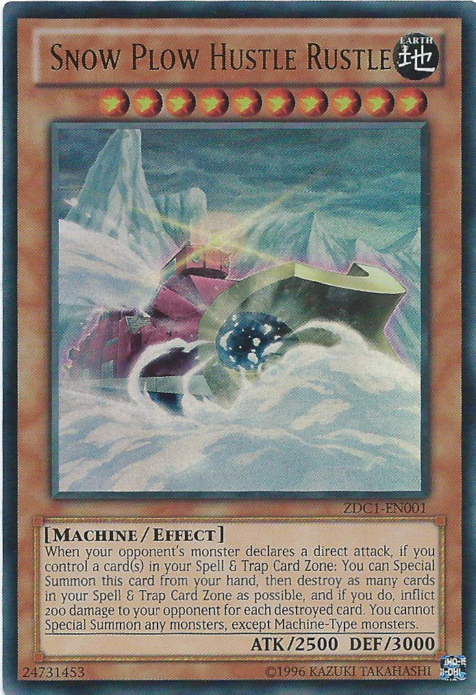 Snow Plow Hustle Rustle [ZDC1-EN001] Ultra Rare | Deep Dive Games St. Marys