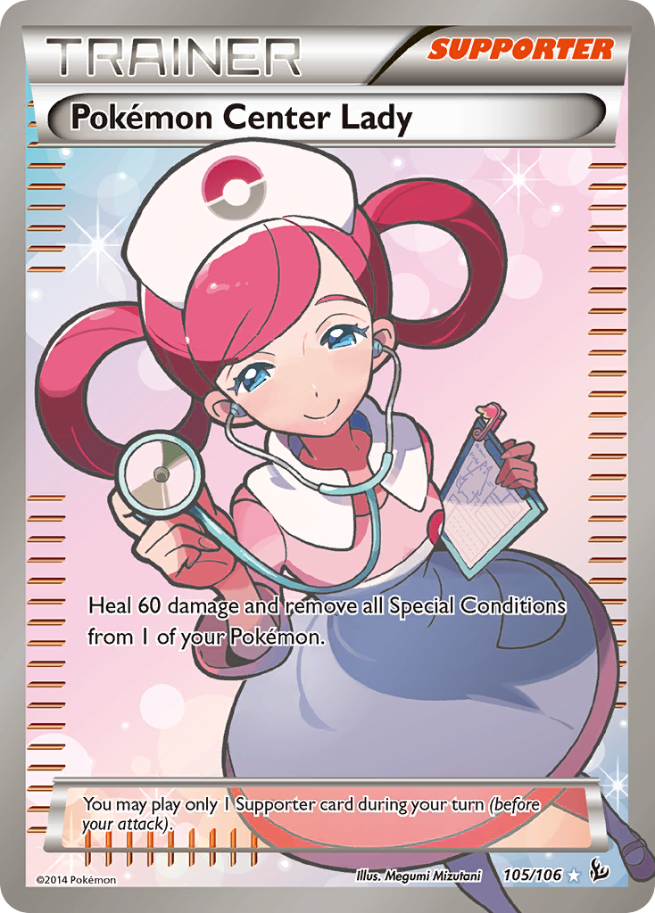 Pokemon Center Lady (105/106) [XY: Flashfire] | Deep Dive Games St. Marys