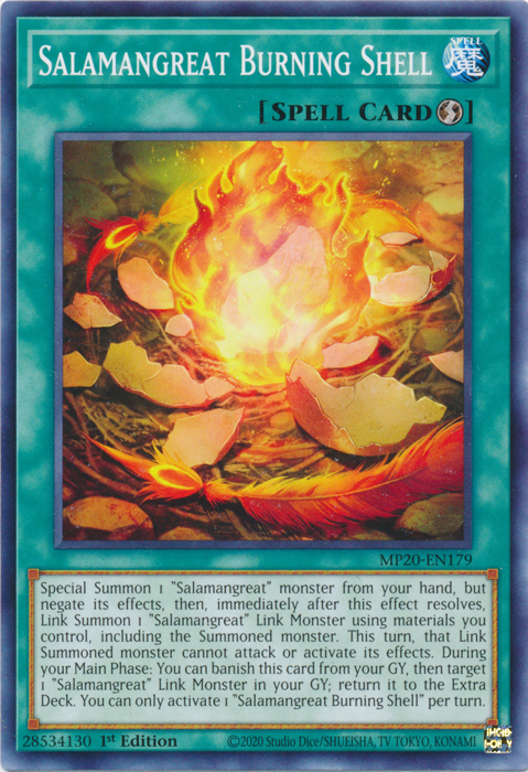 Salamangreat Burning Shell [MP20-EN179] Common | Deep Dive Games St. Marys