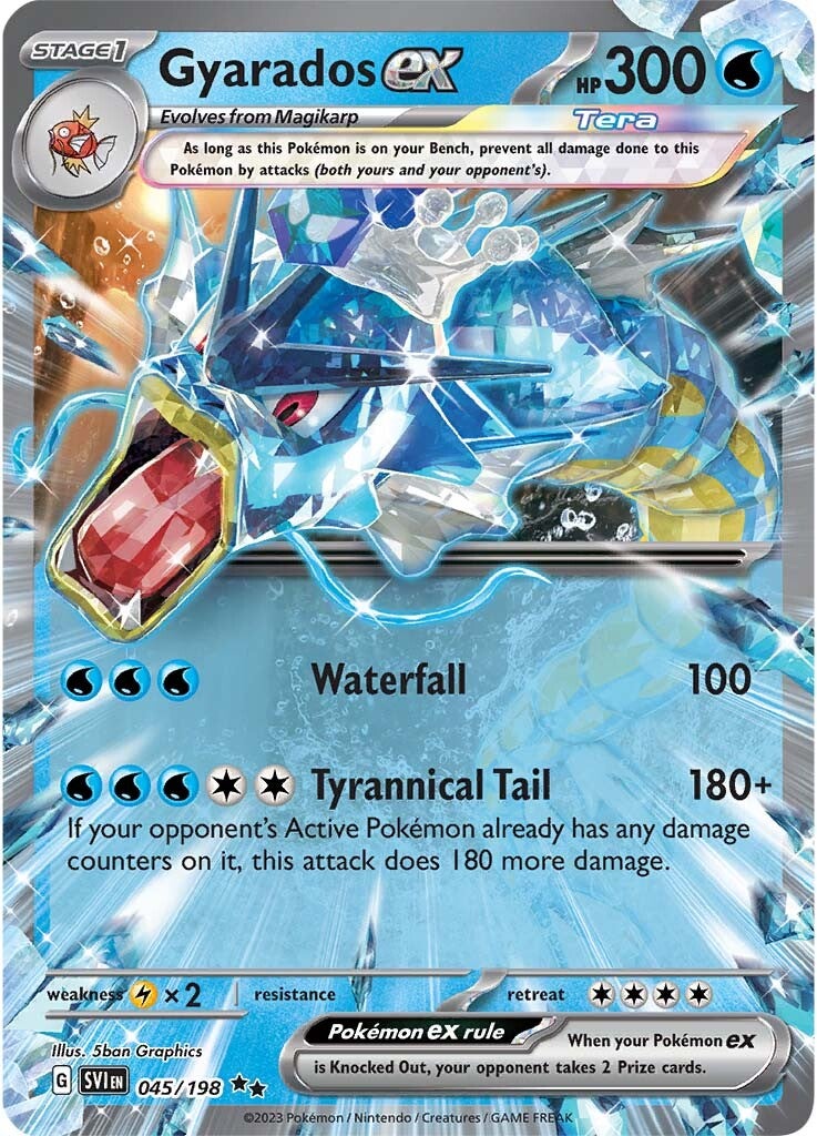 Gyarados ex (045/198) [Scarlet & Violet: Base Set] | Deep Dive Games St. Marys