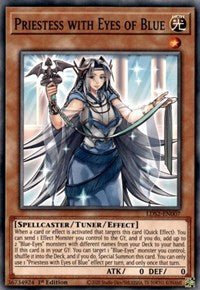Priestess with Eyes of Blue [LDS2-EN007] Common | Deep Dive Games St. Marys