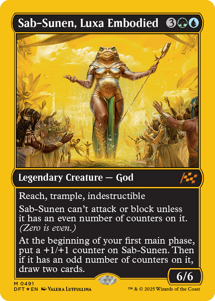 Sab-Sunen, Luxa Embodied (First-Place Foil) [Aetherdrift] | Deep Dive Games St. Marys