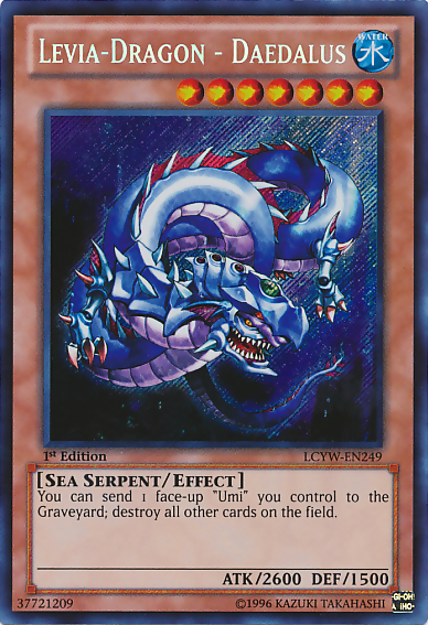 Levia-Dragon - Daedalus [LCYW-EN249] Secret Rare | Deep Dive Games St. Marys