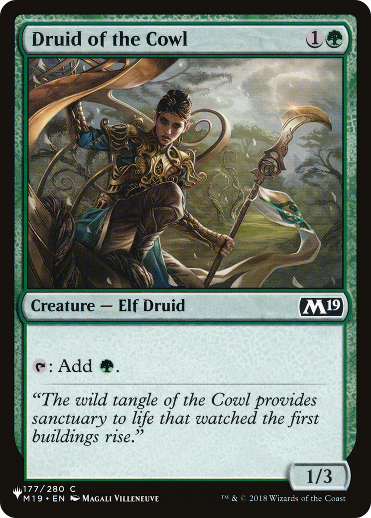 Druid of the Cowl [The List] | Deep Dive Games St. Marys