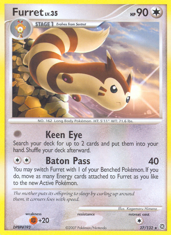 Furret (27/132) [Diamond & Pearl: Secret Wonders] | Deep Dive Games St. Marys