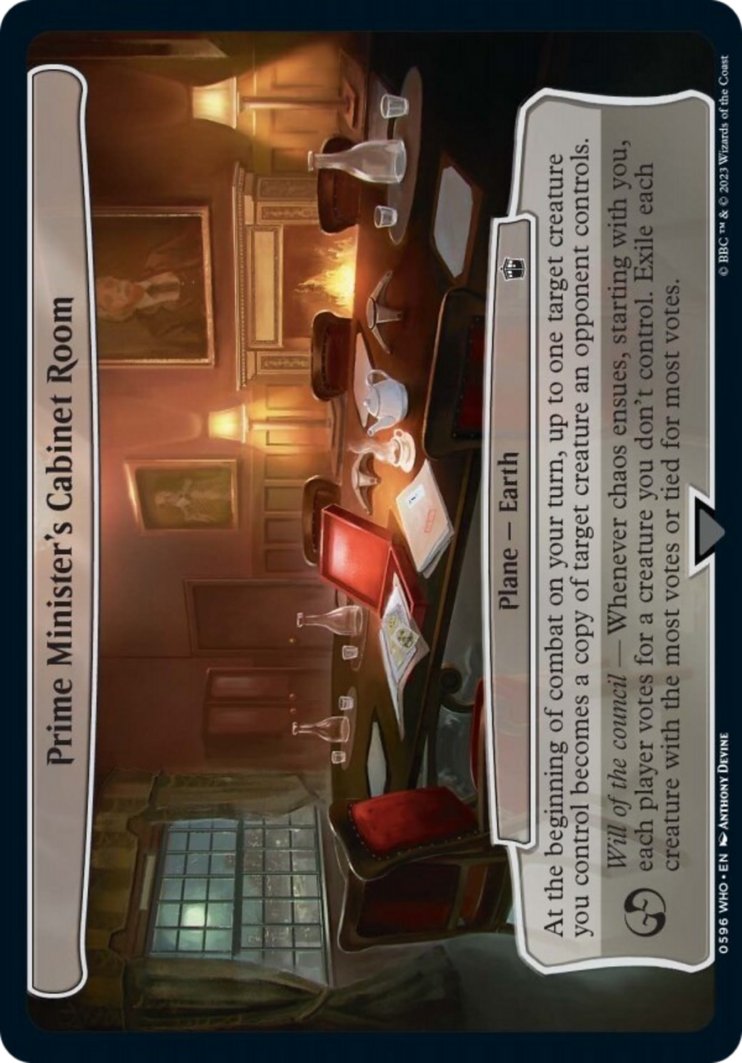 Prime Minister's Cabinet Room [Doctor Who] | Deep Dive Games St. Marys