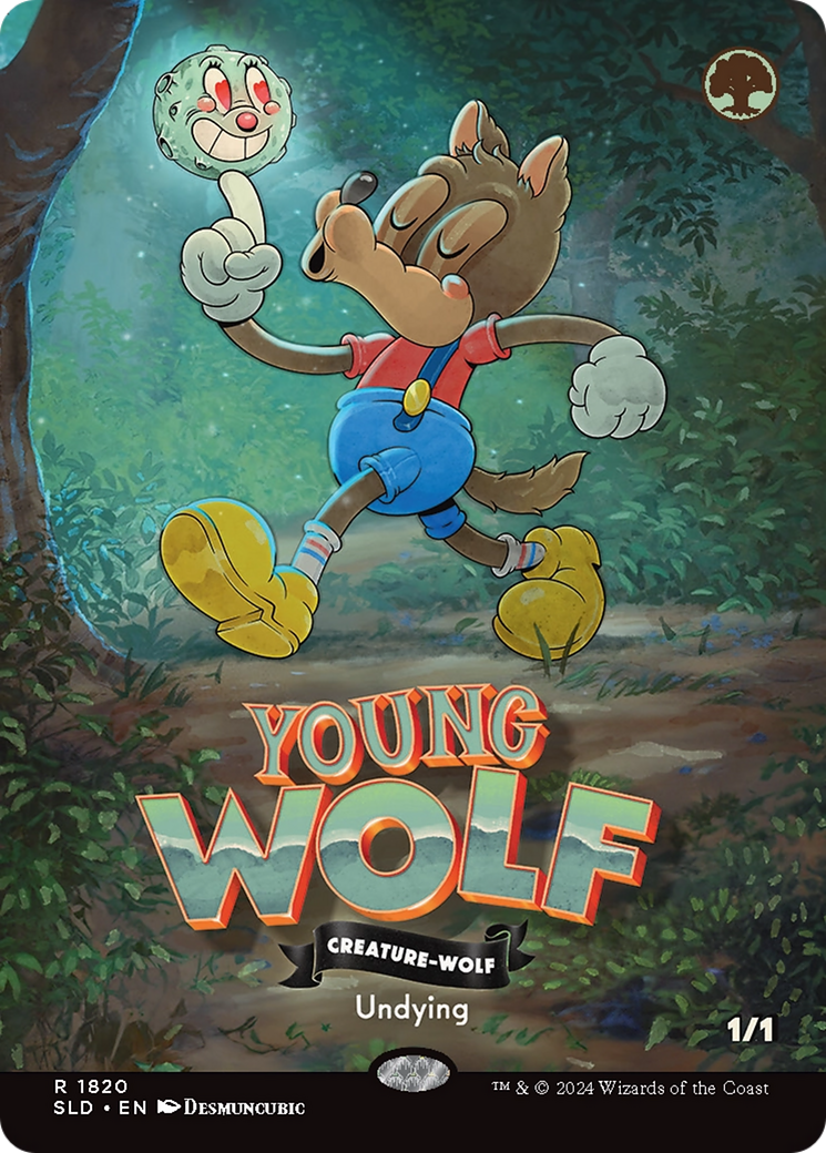 Young Wolf (Rainbow Foil) [Secret Lair Drop Series] | Deep Dive Games St. Marys