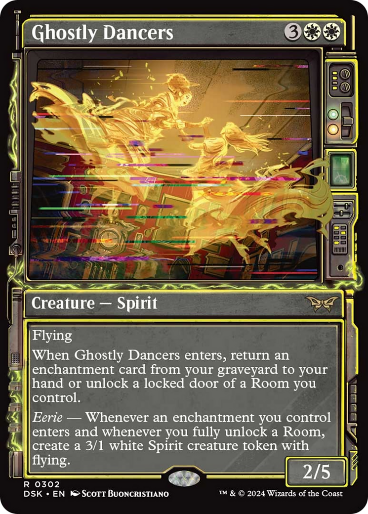 Ghostly Dancers (Showcase) [Duskmourn: House of Horror] | Deep Dive Games St. Marys