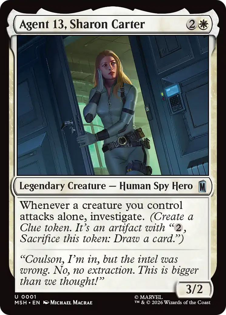 Agent 13, Sharon Carter [Marvel Super Heroes] | Deep Dive Games St. Marys