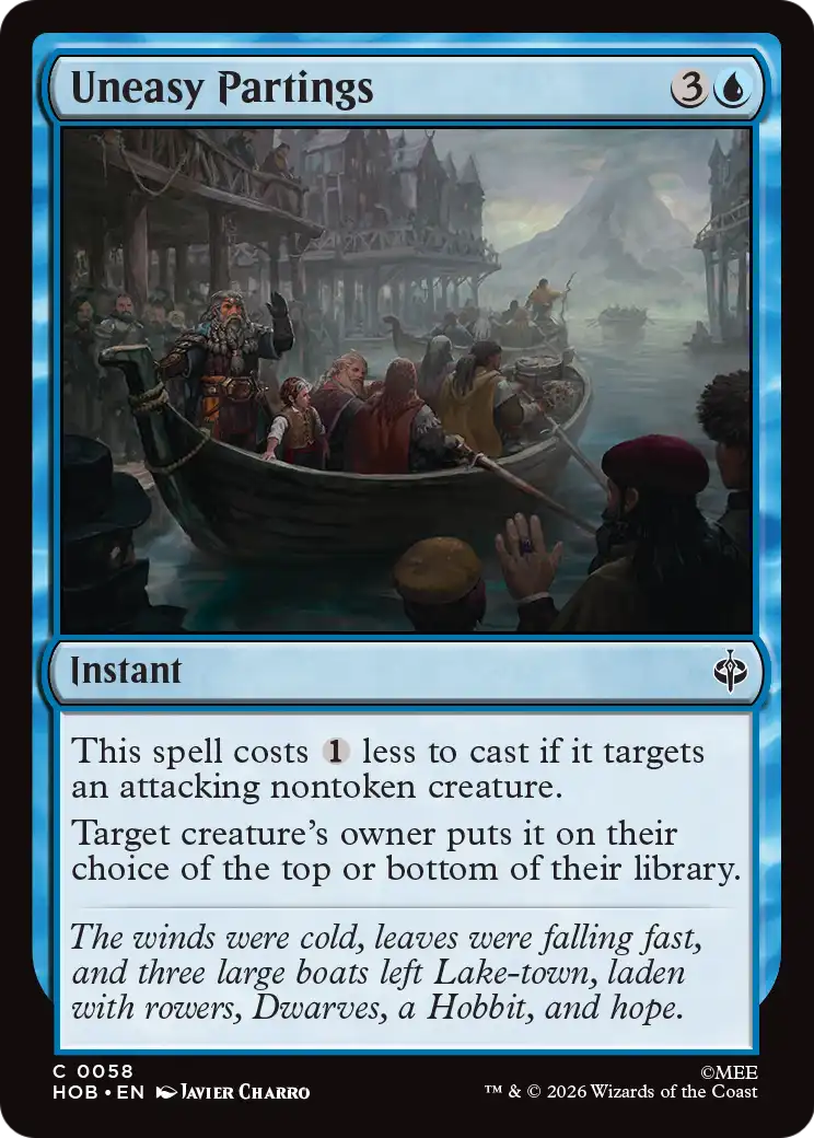 Uneasy Partings [The Hobbit] | Deep Dive Games St. Marys