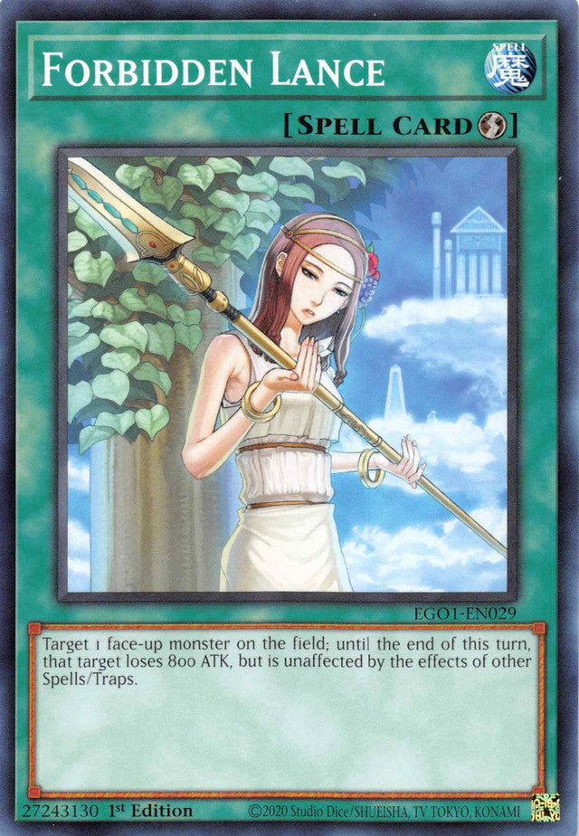Forbidden Lance [EGO1-EN029] Common | Deep Dive Games St. Marys