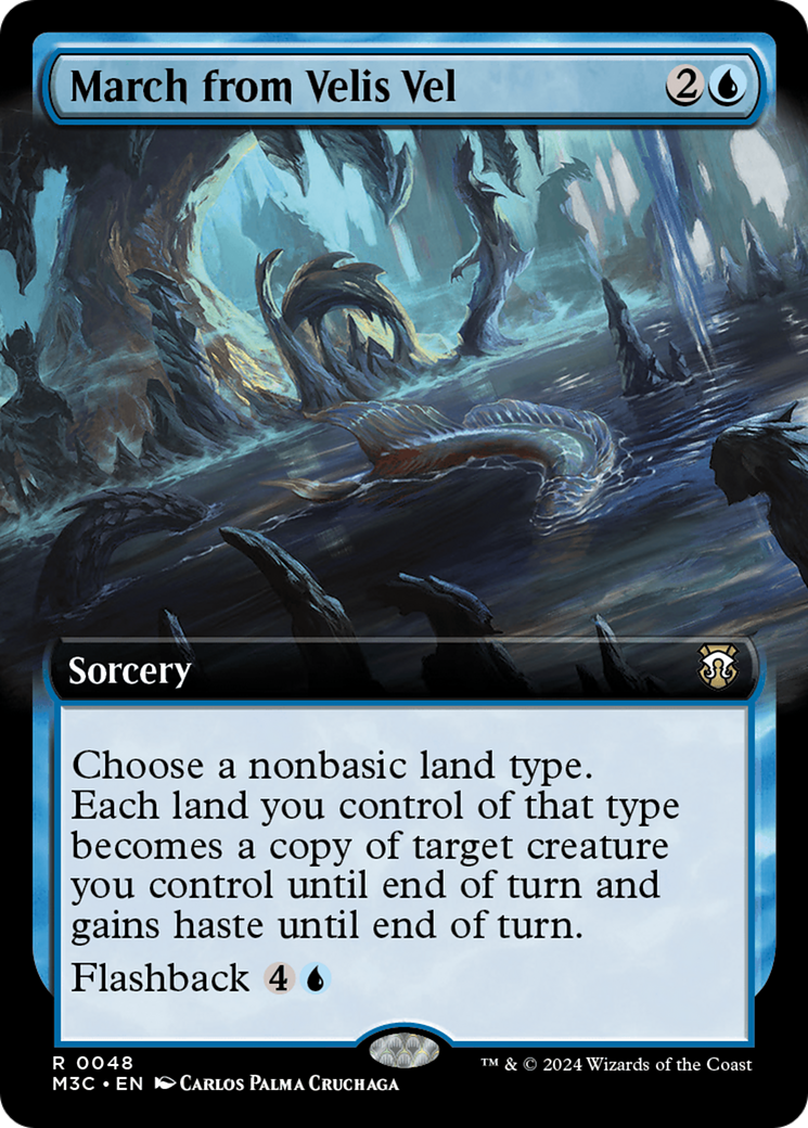 March from Velis Vel (Extended Art) (Ripple Foil) [Modern Horizons 3 Commander] | Deep Dive Games St. Marys