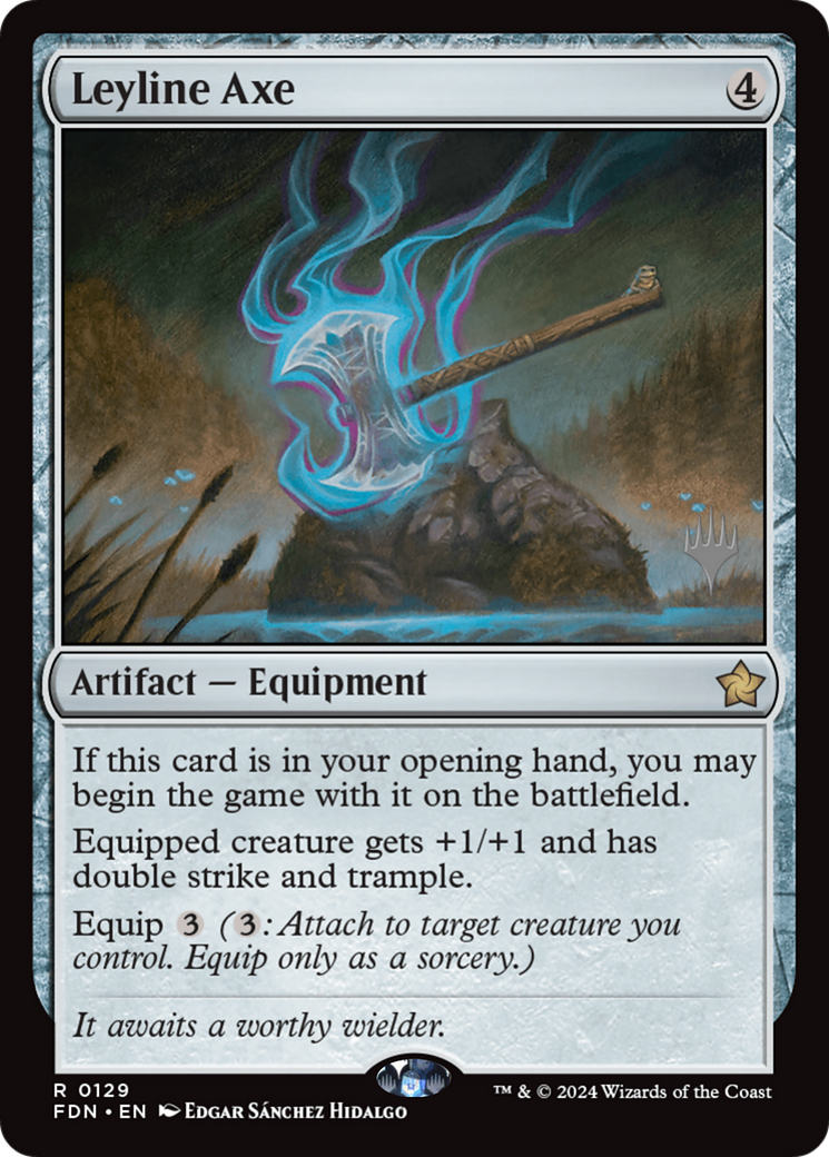 Leyline Axe [Foundations Promos] | Deep Dive Games St. Marys