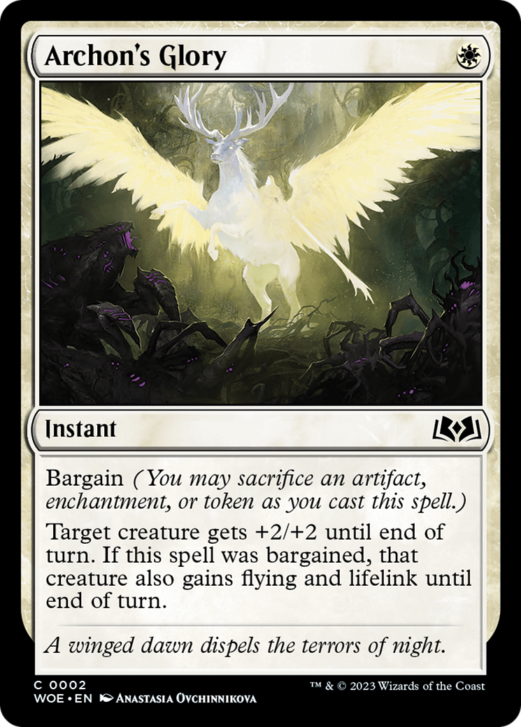 Archon's Glory [Wilds of Eldraine] | Deep Dive Games St. Marys