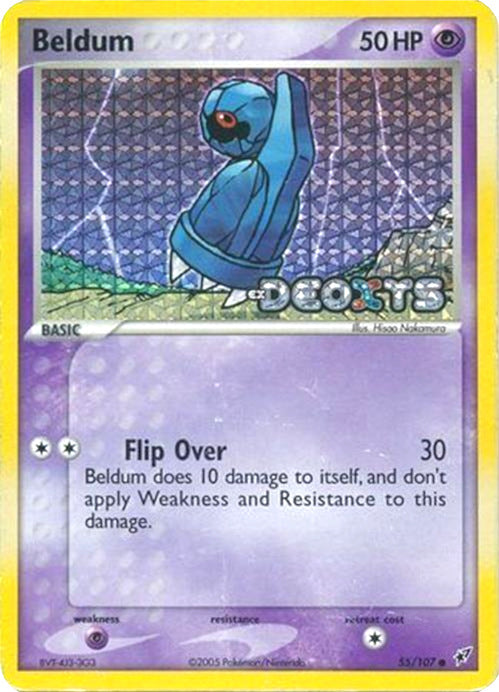 Beldum (55/107) (Stamped) [EX: Deoxys] | Deep Dive Games St. Marys