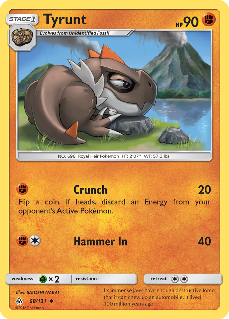 Tyrunt (68/131) [Sun & Moon: Forbidden Light] | Deep Dive Games St. Marys