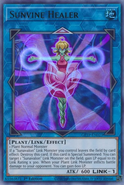 Sunvine Healer [GFTP-EN023] Ultra Rare | Deep Dive Games St. Marys