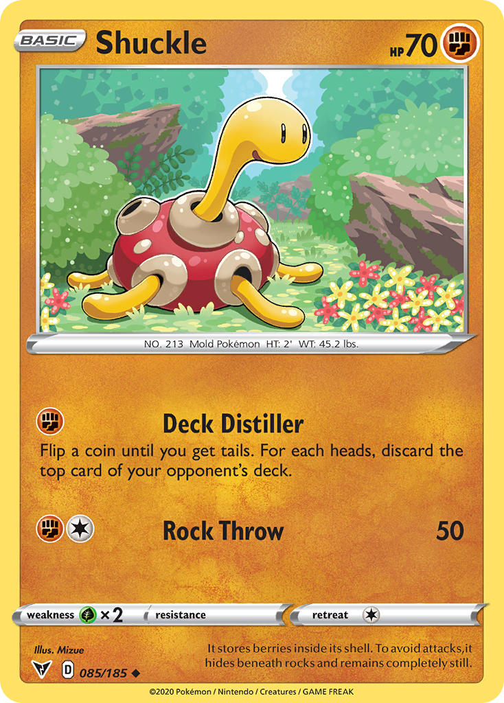 Shuckle (085/185) [Sword & Shield: Vivid Voltage] | Deep Dive Games St. Marys