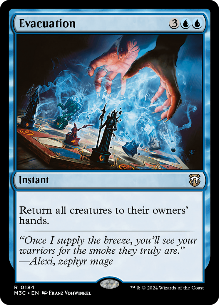 Evacuation (Ripple Foil) [Modern Horizons 3 Commander] | Deep Dive Games St. Marys