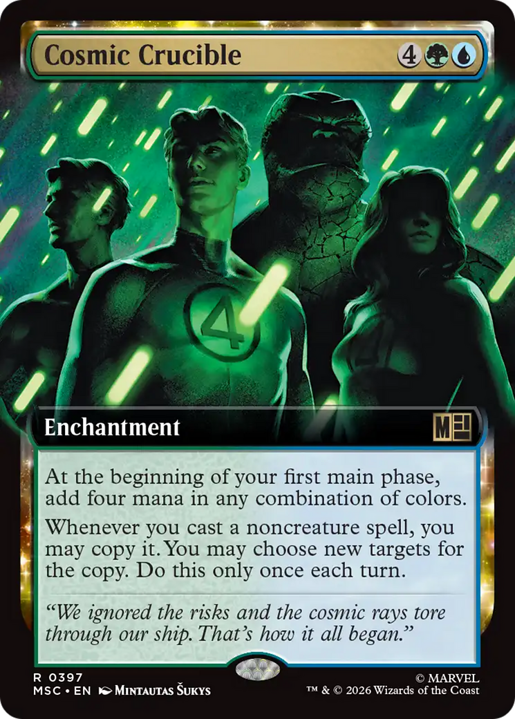 Cosmic Crucible (Extended Art) [Marvel Super Heroes Commander] | Deep Dive Games St. Marys
