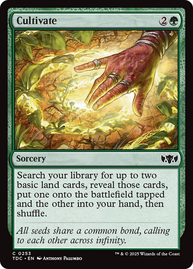 Cultivate [Tarkir: Dragonstorm Commander] | Deep Dive Games St. Marys