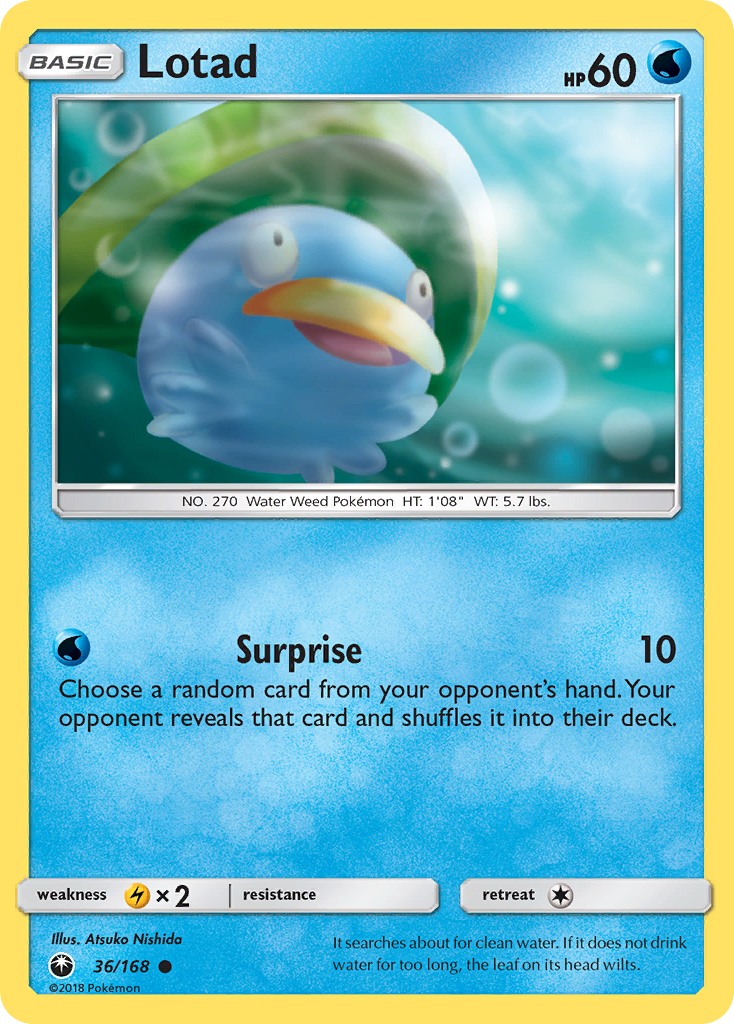 Lotad (36/168) [Sun & Moon: Celestial Storm] | Deep Dive Games St. Marys