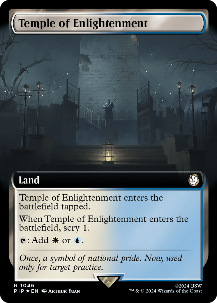 Temple of Enlightenment (Extended Art) (Surge Foil) [Fallout] | Deep Dive Games St. Marys