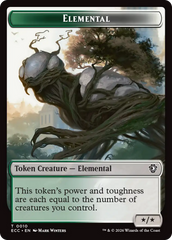 Rhino Warrior // Elemental (0010) Double-Sided Token [Lorwyn Eclipsed Tokens] | Deep Dive Games St. Marys