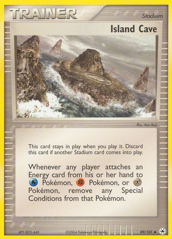 Island Cave (89/101) [EX: Hidden Legends] | Deep Dive Games St. Marys