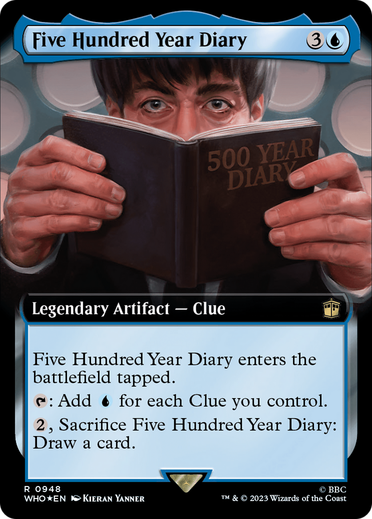 Five Hundred Year Diary (Extended Art) (Surge Foil) [Doctor Who] | Deep Dive Games St. Marys