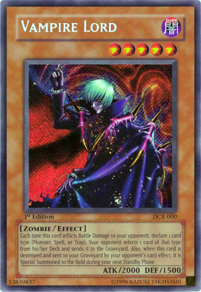 Vampire Lord [DCR-000] Secret Rare | Deep Dive Games St. Marys