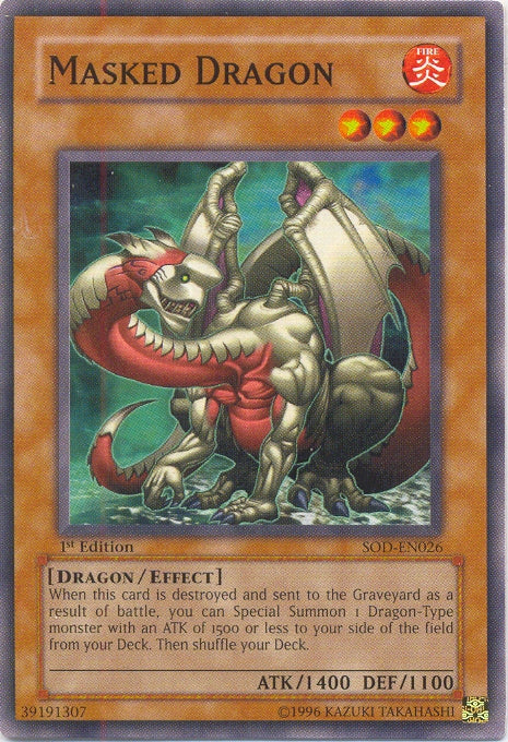 Masked Dragon [SOD-EN026] Common | Deep Dive Games St. Marys