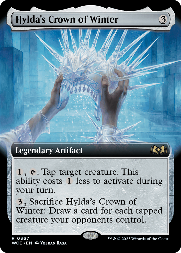 Hylda's Crown of Winter (Extended Art) [Wilds of Eldraine] | Deep Dive Games St. Marys