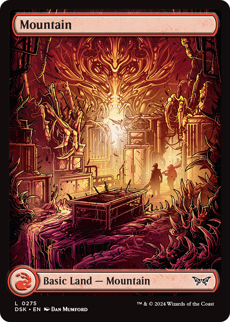 Mountain (275) - Full Art [Duskmourn: House of Horror] | Deep Dive Games St. Marys