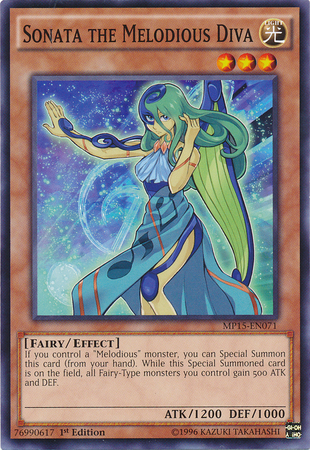 Sonata the Melodious Diva [MP15-EN071] Common | Deep Dive Games St. Marys
