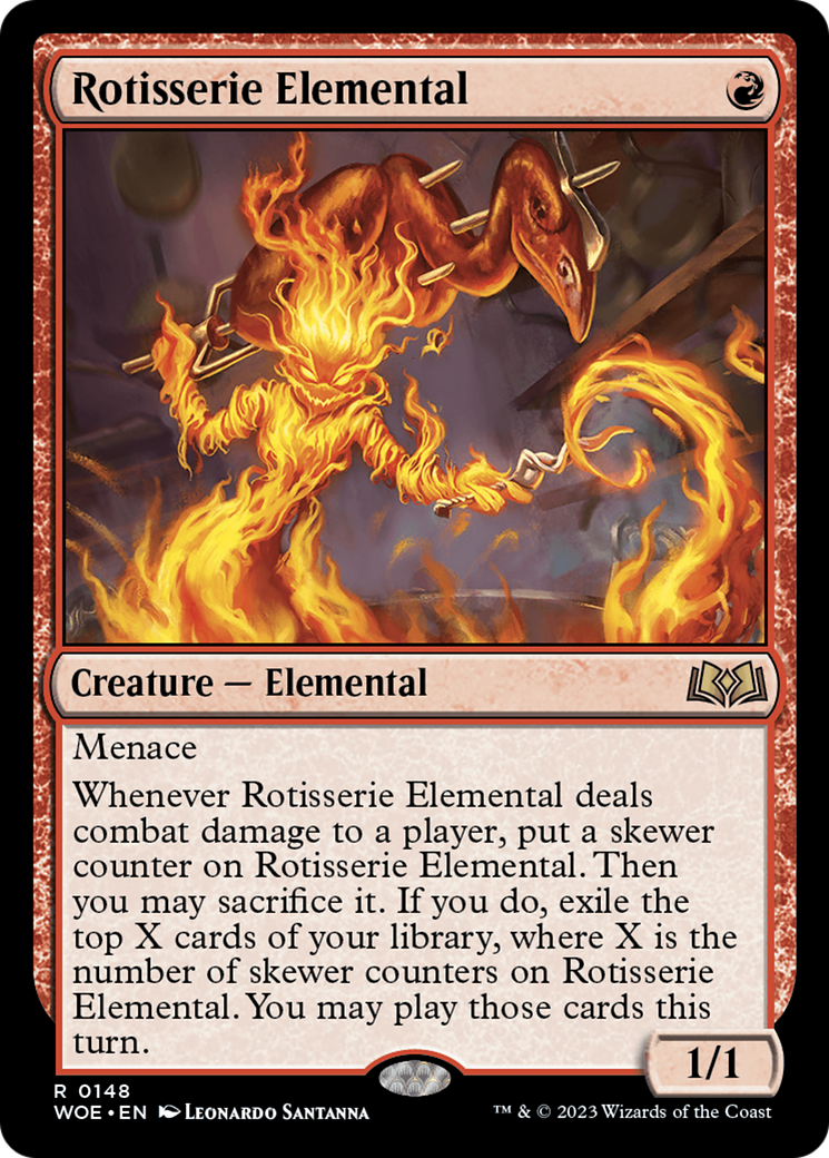 Rotisserie Elemental [Wilds of Eldraine] | Deep Dive Games St. Marys