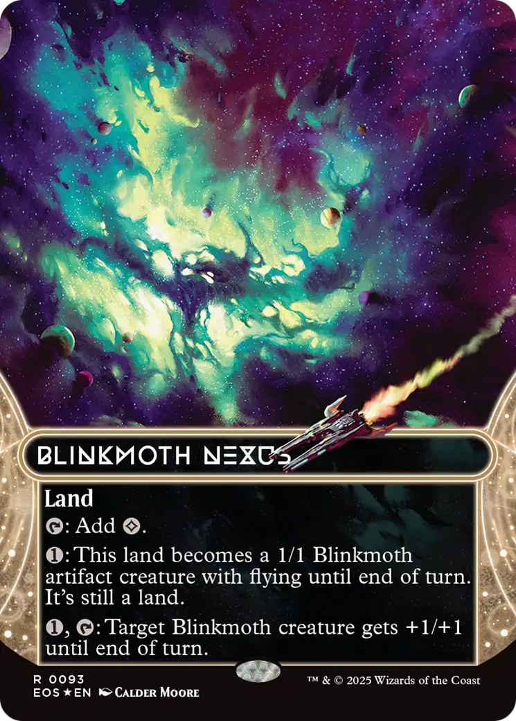 Blinkmoth Nexus (0093) (Borderless) (Galaxy Foil) [Edge of Eternities: Stellar Sights] | Deep Dive Games St. Marys