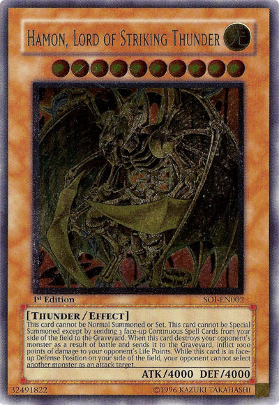 Hamon, Lord of Striking Thunder (UTR) [SOI-EN002] Ultimate Rare | Deep Dive Games St. Marys