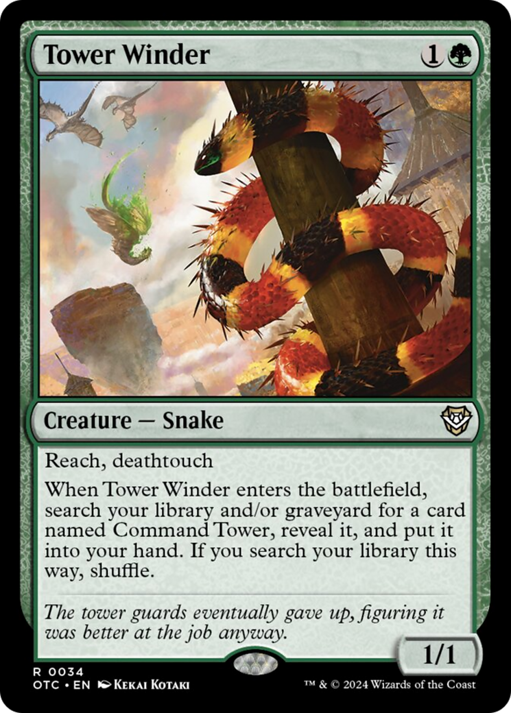 Tower Winder [Outlaws of Thunder Junction Commander] | Deep Dive Games St. Marys