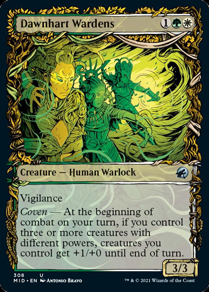 Dawnhart Wardens (Showcase Equinox) [Innistrad: Midnight Hunt] | Deep Dive Games St. Marys