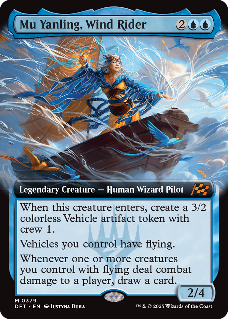 Mu Yanling, Wind Rider (Extended Art) [Aetherdrift] | Deep Dive Games St. Marys