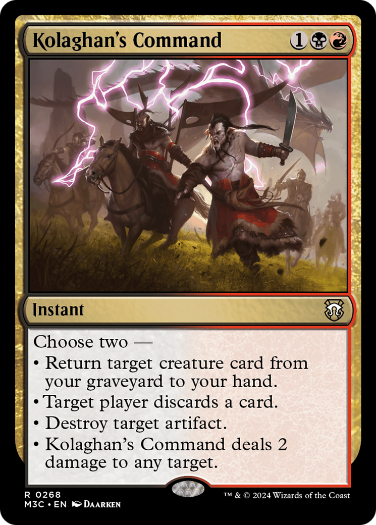Kolaghan's Command [Modern Horizons 3 Commander] | Deep Dive Games St. Marys