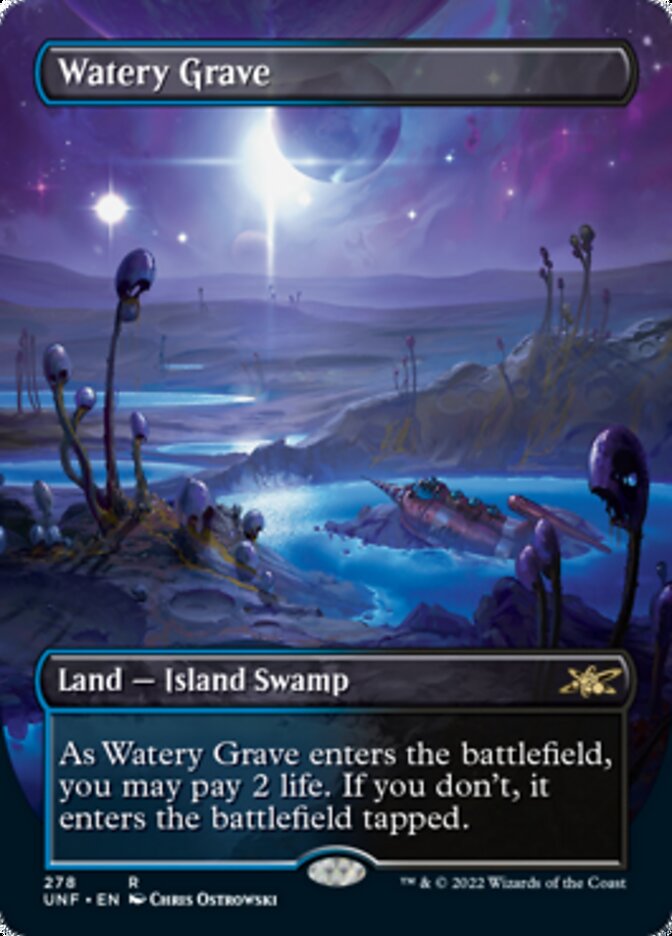 Watery Grave (Borderless) [Unfinity] | Deep Dive Games St. Marys