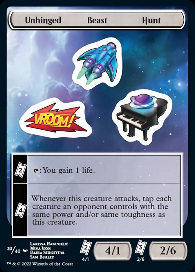 Unhinged Beast Hunt [Unfinity Stickers] | Deep Dive Games St. Marys