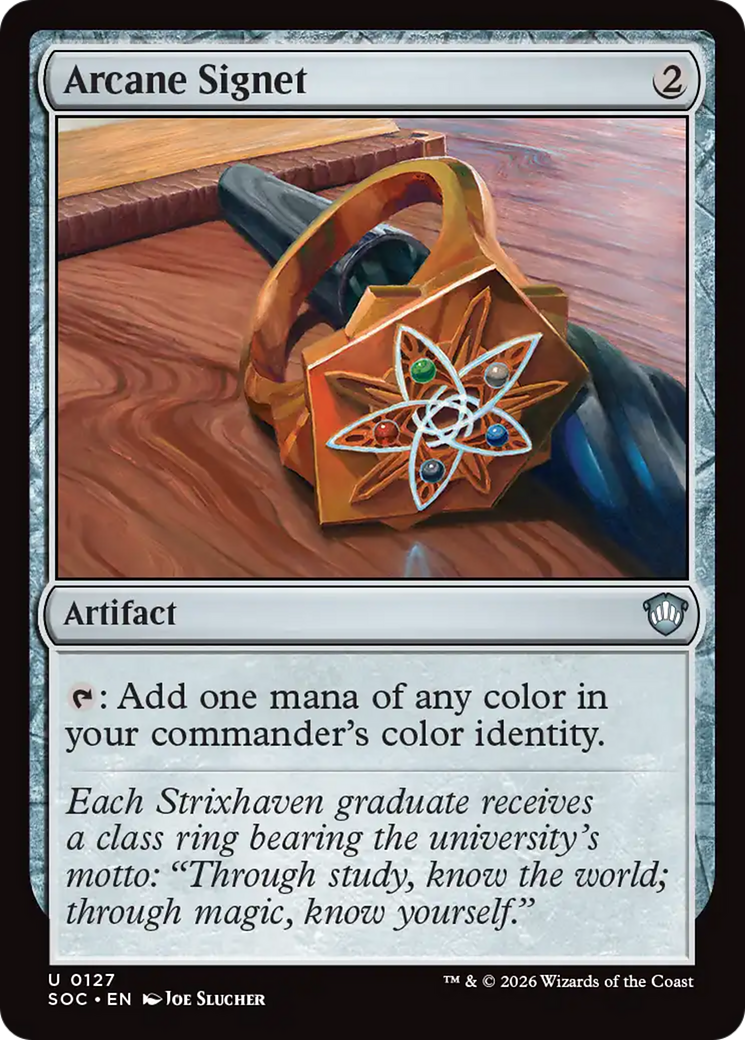Arcane Signet [Secrets of Strixhaven Commander] | Deep Dive Games St. Marys